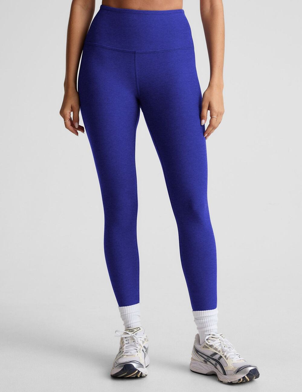 Beyond Yoga Spacedye Caught in the Midi Leggings Saphire Blue Heather Large